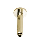BC Designs Victrion Gold Ceiling Mounted Shower Arm Cut Out